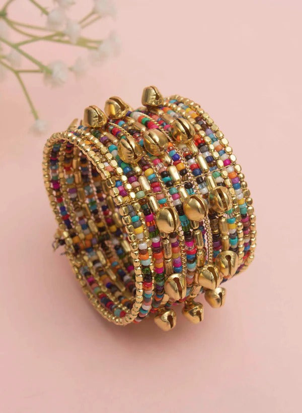 Raima Bead Blue Bracelet