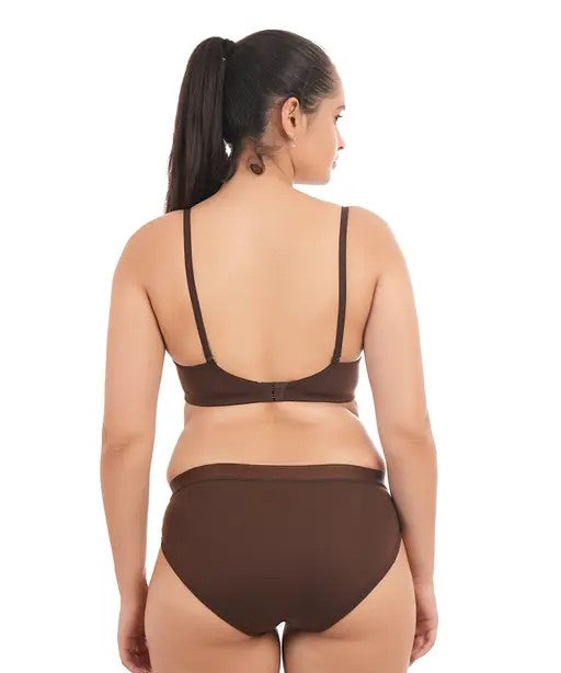 Cotton Bra Panty Set for Women and Girls Combo Pack of 3