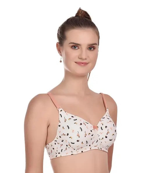 Women Animal Printed Lightly Padded Bra