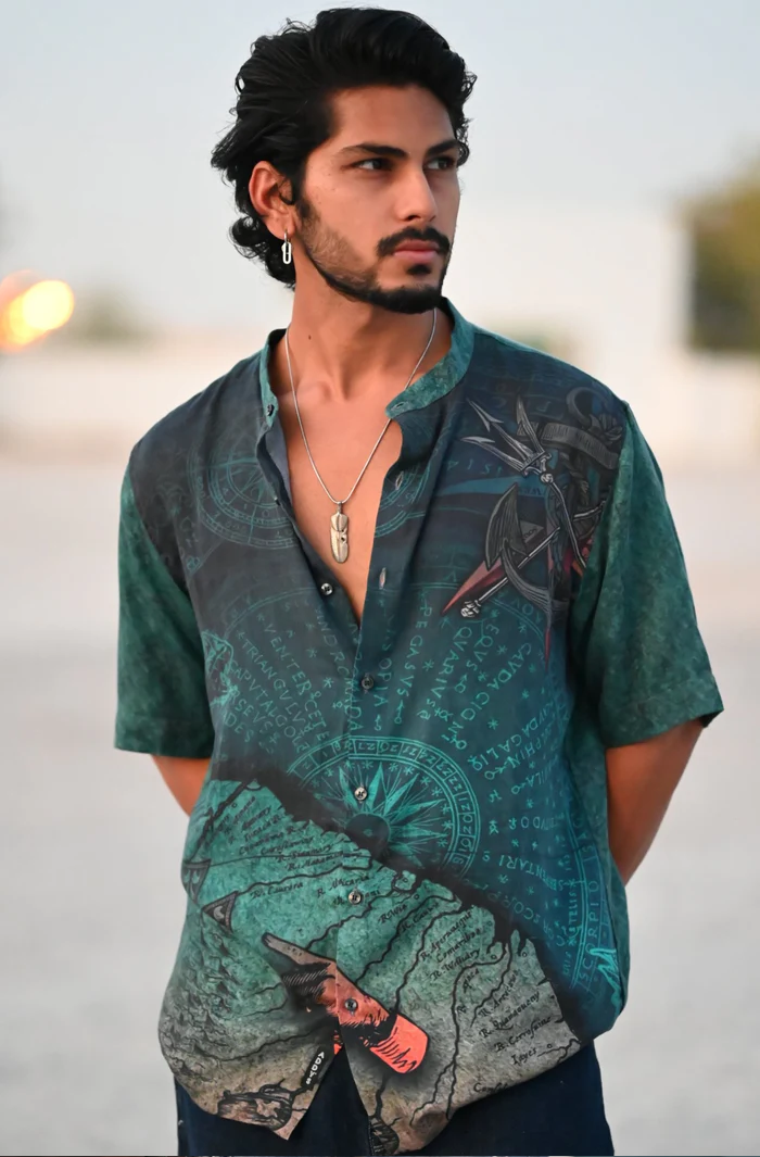 Atlantis Pure Tencel Satin Shirt