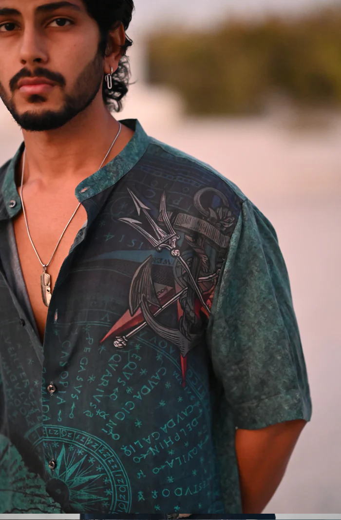 Atlantis Pure Tencel Satin Shirt