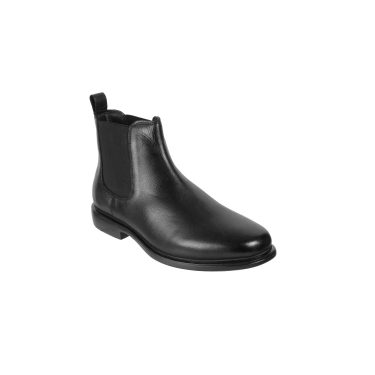 Black Formal Slip-Ons for Men