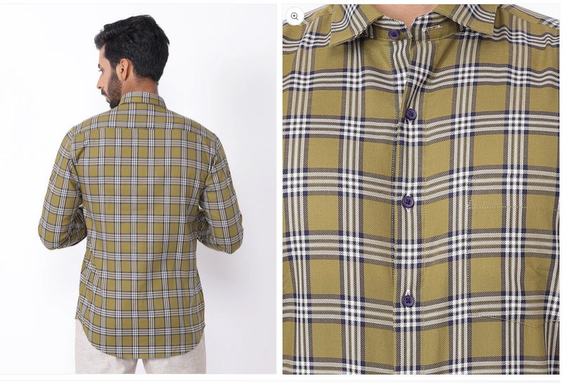 Checkered Casual Shirts for Men