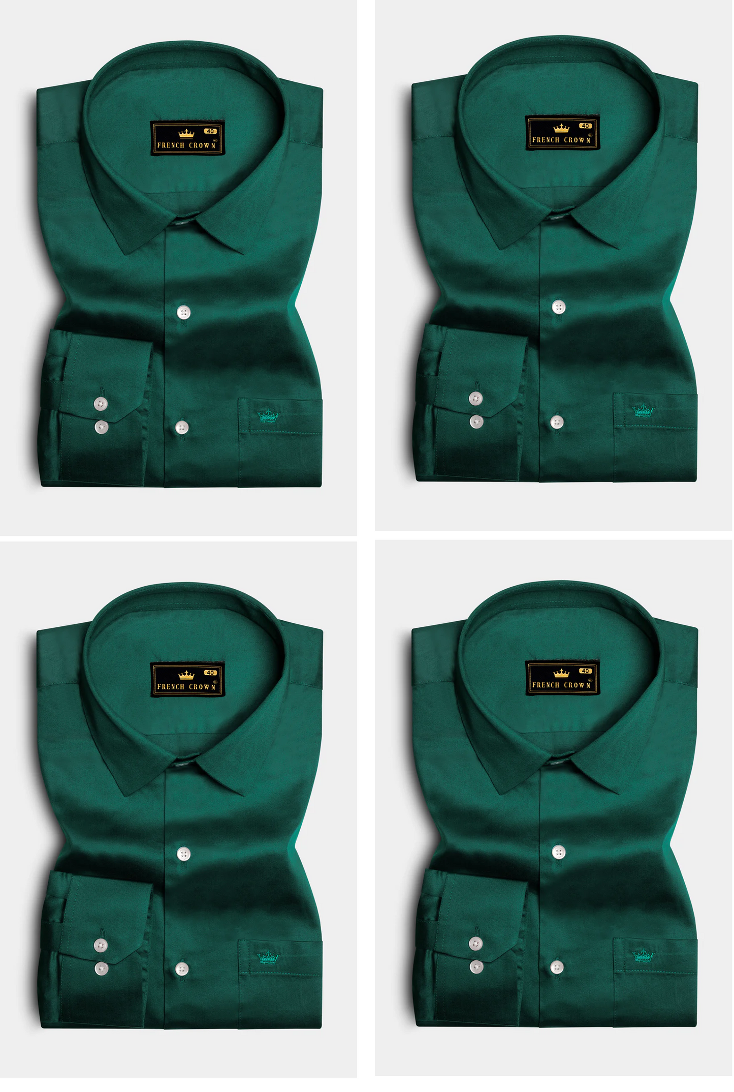 Everglade Green Soft Cotton Shirt