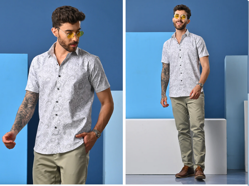 Half Sleeves Cotton Summer Shirts For Men