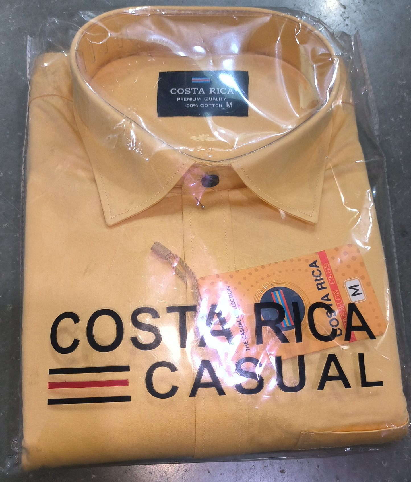 Mens Slim Fit Light Yellow Formal Shirt