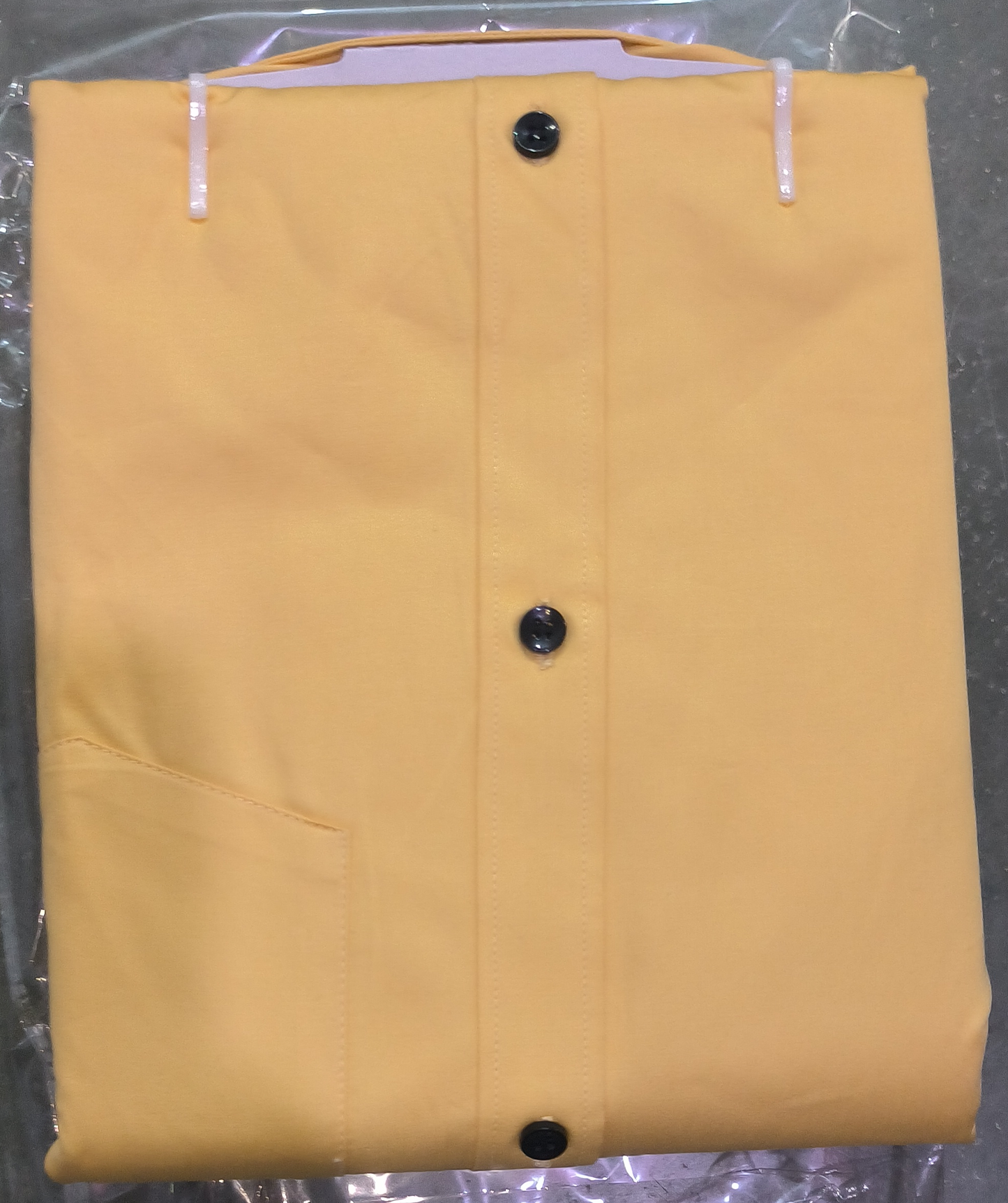Mens Slim Fit Light Yellow Formal Shirt