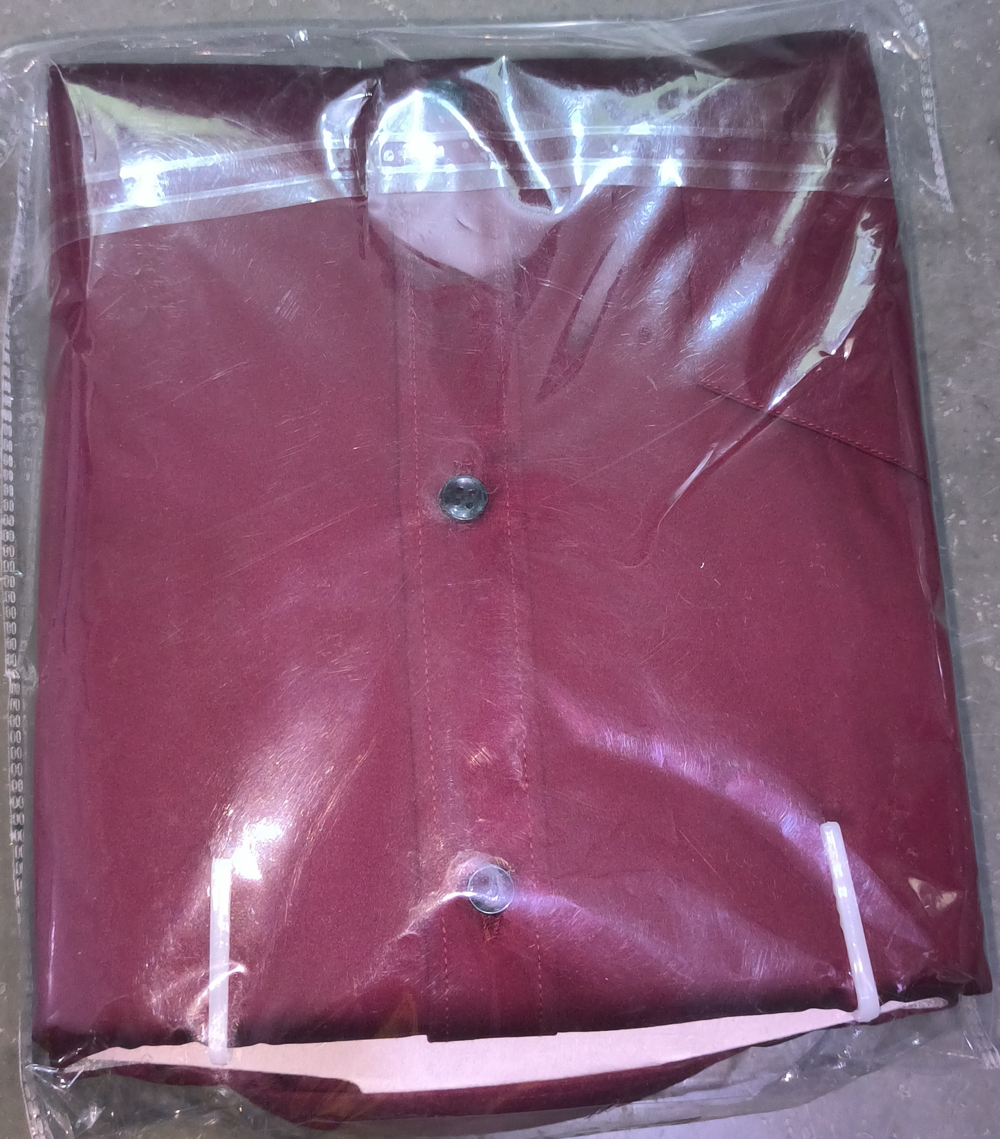 Mens Slim Fit Maroon Formal Shirt