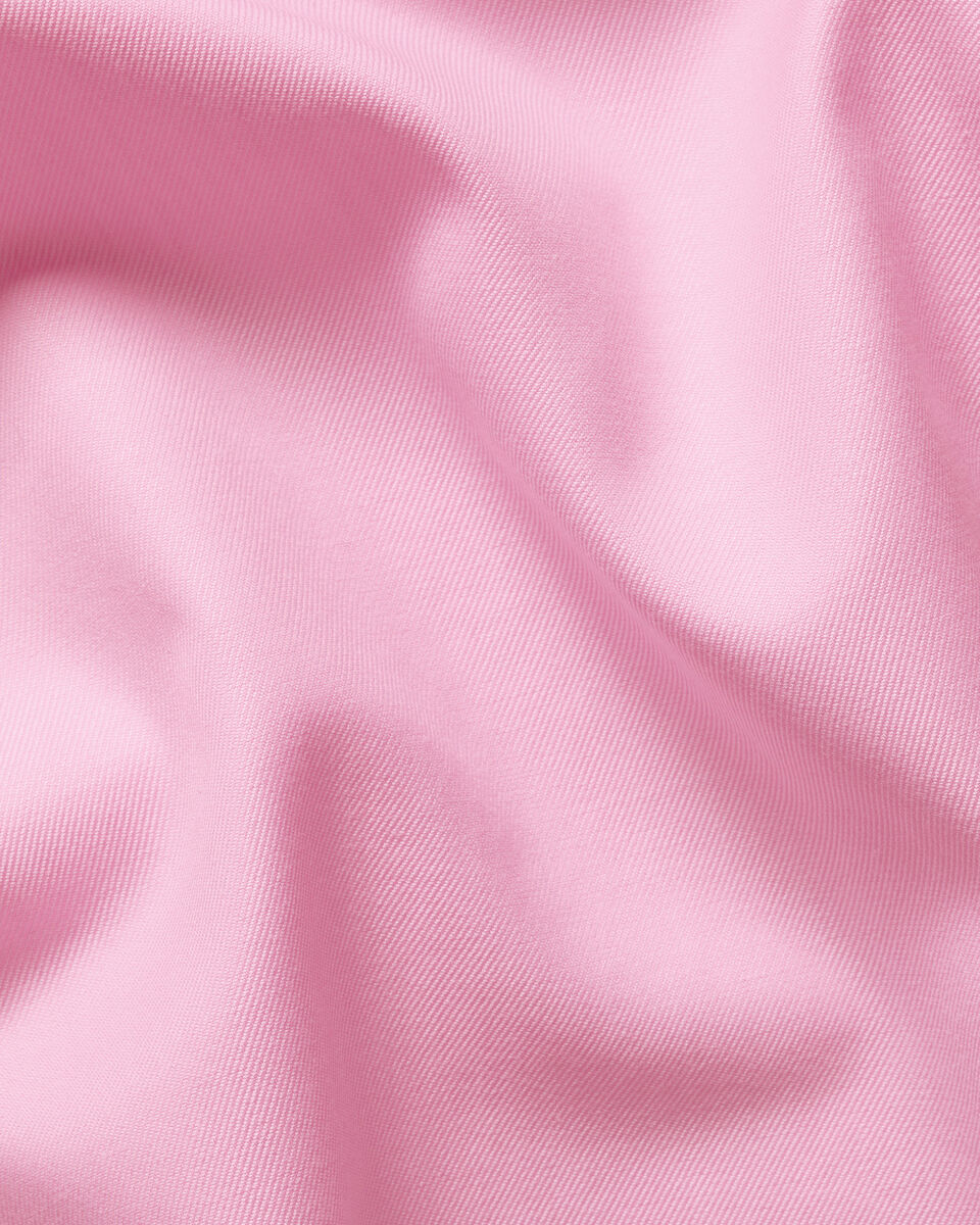 Non-Iron Twill Pink Shirt
