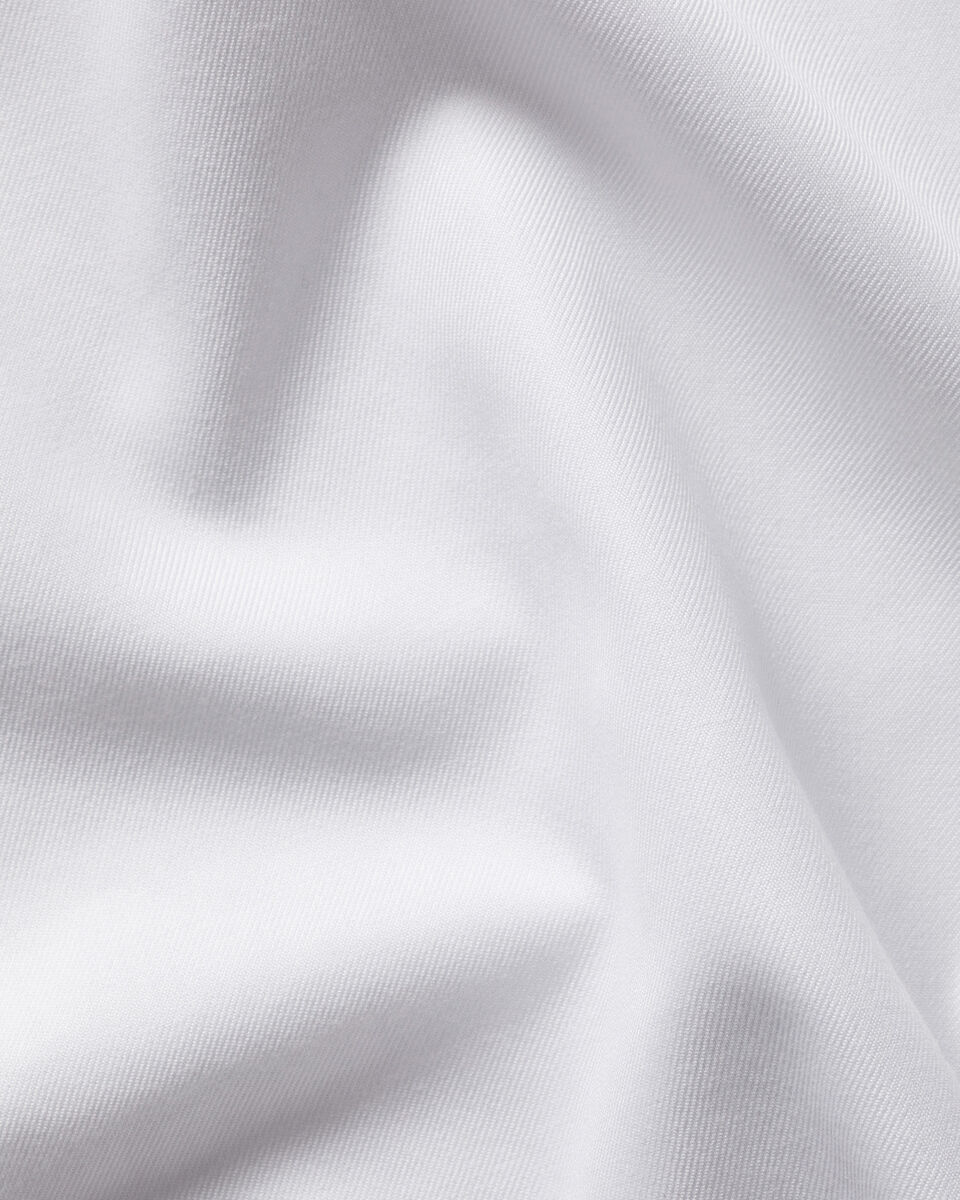 Non-Iron Twill White Shirt