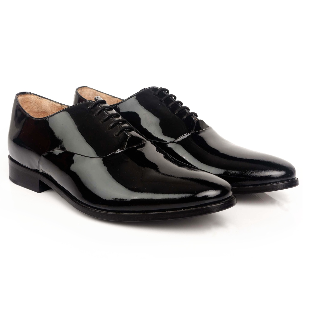 Plain Oxford Premium Mens Black Shoes