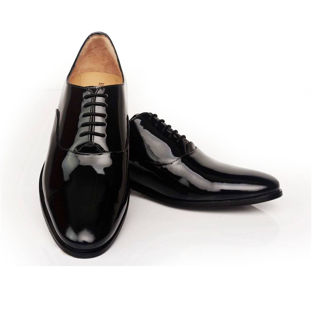 Plain Oxford Premium Mens Black Shoes