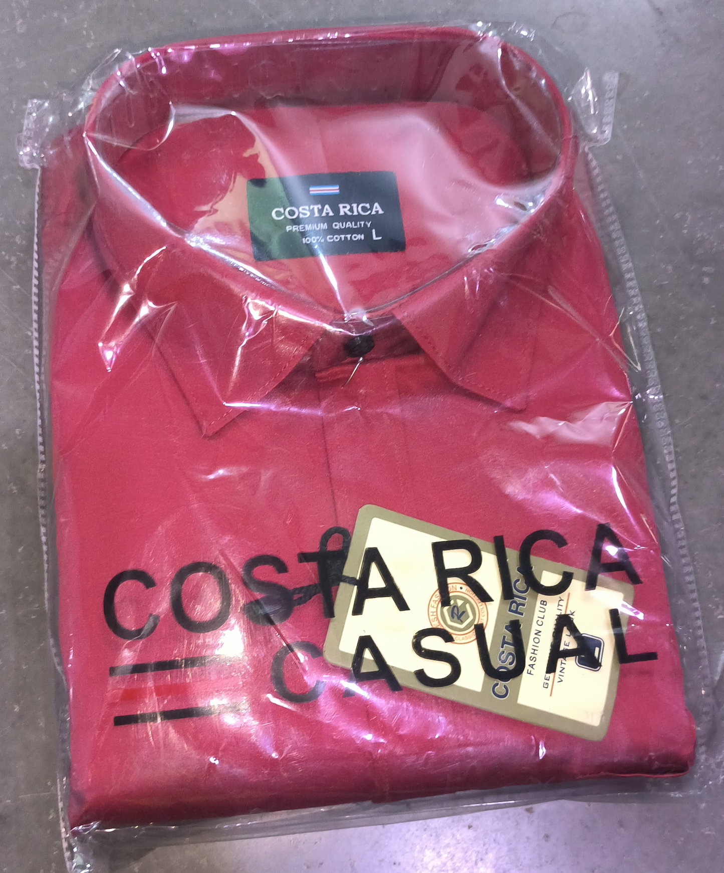 Red Solid Opaque Formal Shirt