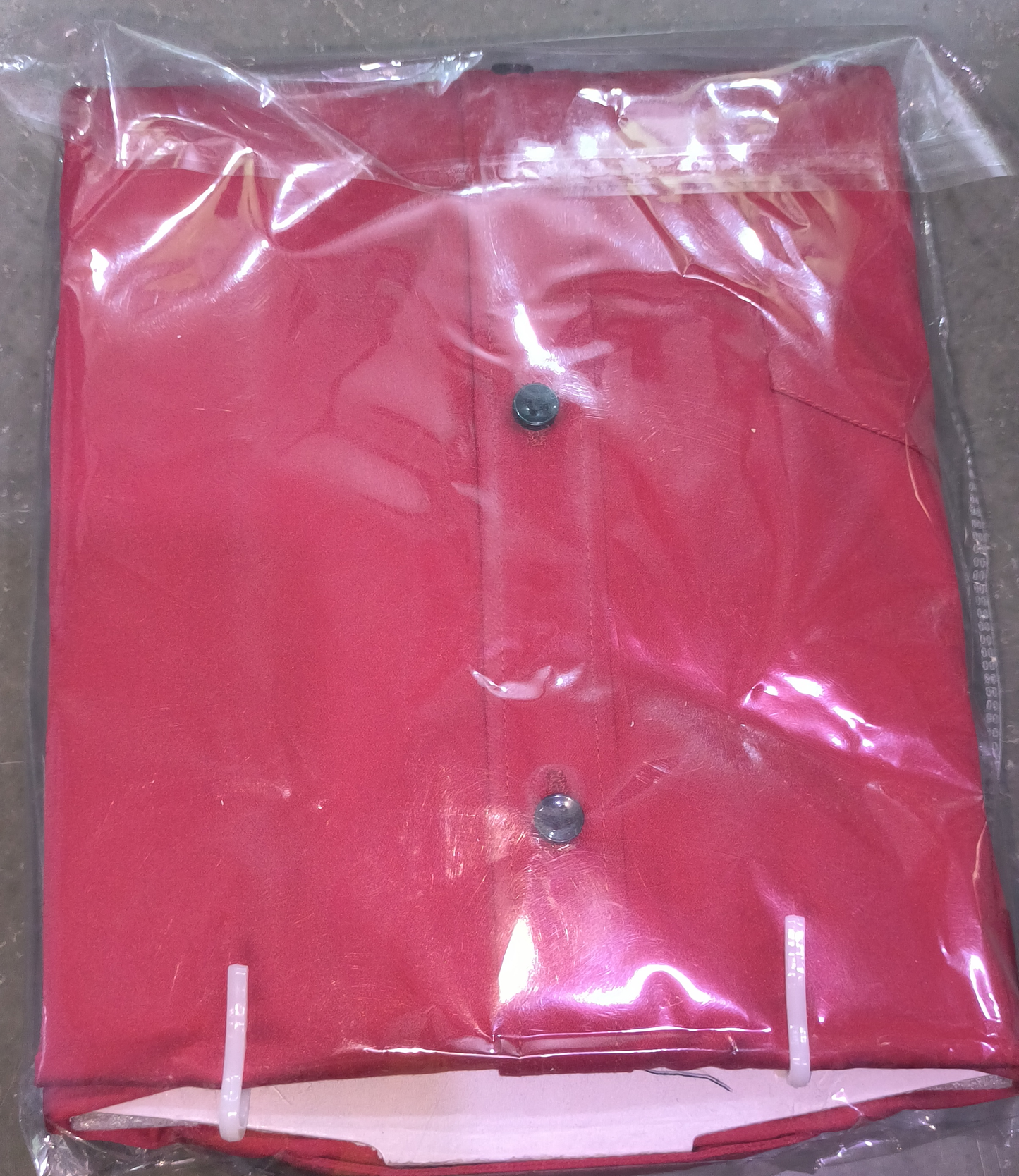 Red Solid Opaque Formal Shirt