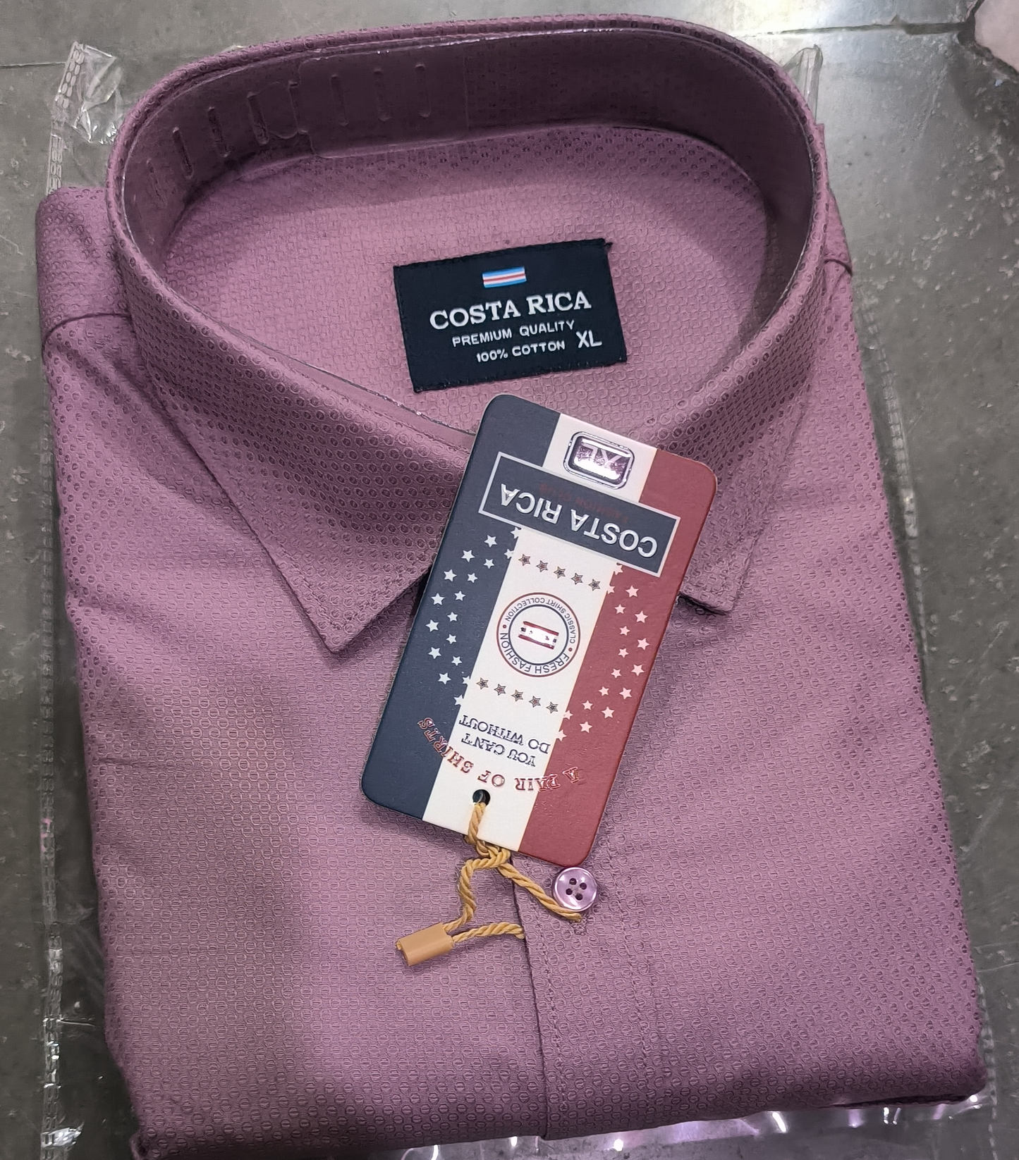 Textured Slim Fit Formal Shirt