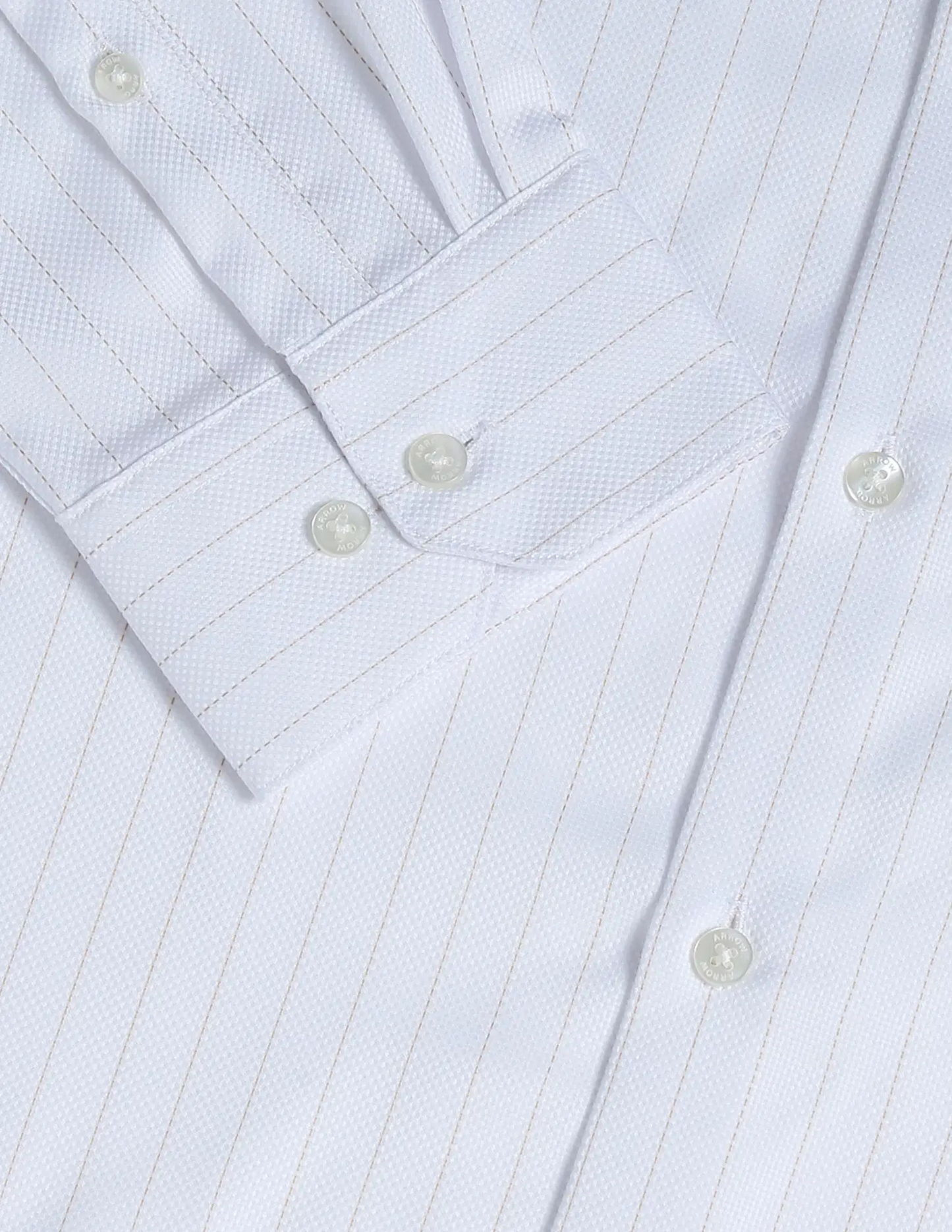 Vertical Stripe Auto Press Shirt