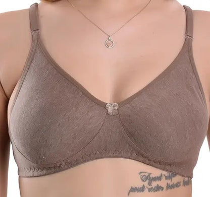 Women Fancy Milan-Mold Non-padded Bra (pack of 3)