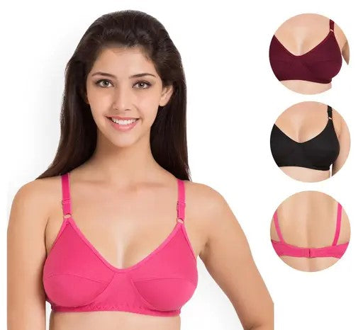 Best Women Non-Padded Bra (Pack of 3)
