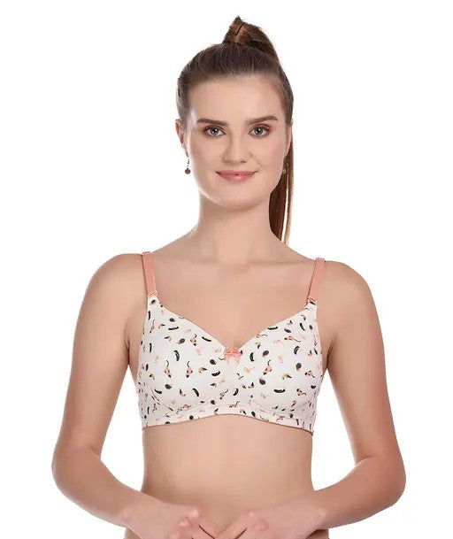 Women Animal Printed Lightly Padded Bra