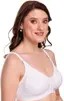 Front Open, Deep Panel and Molded Cups Regular Bra [ PACK OF 2] WHITE
