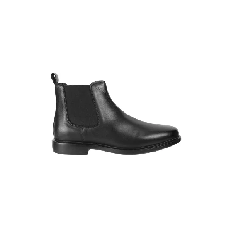 Black Formal Slip-Ons for Men