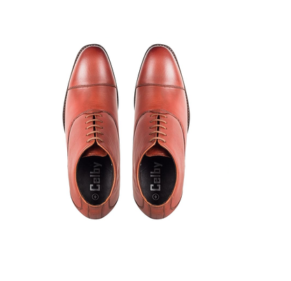 Celby Tan Oxford Shoes for Men