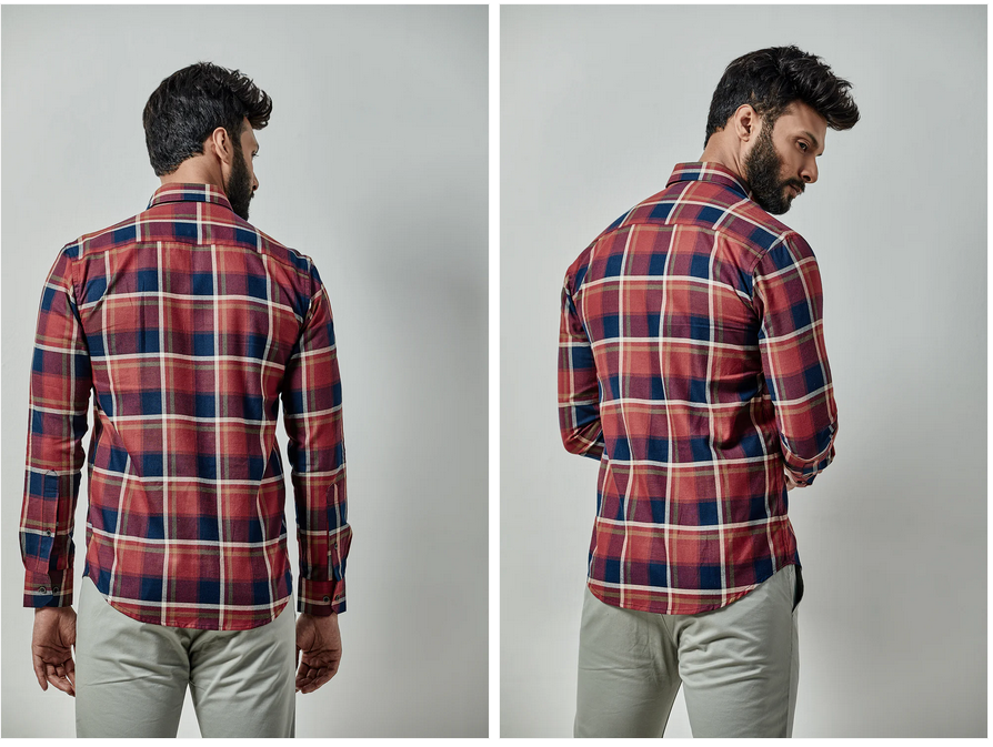Checkered Casual Shirt for Men