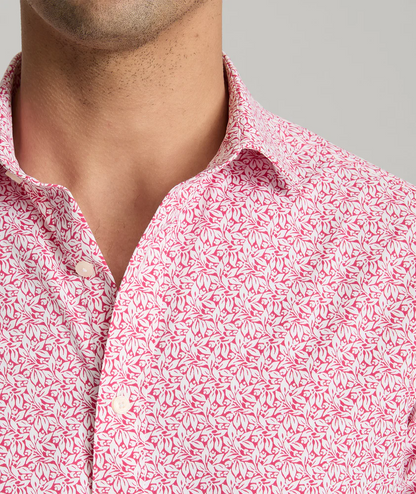 Cotton Short Sleeve Shirt Pink