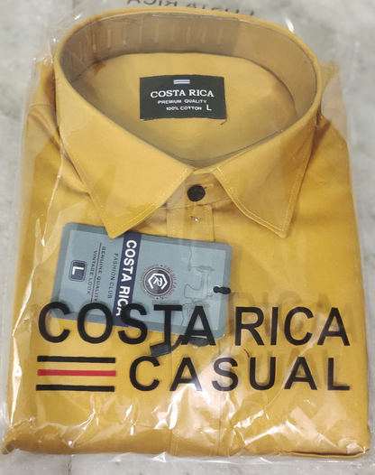 Costa Rica Men Shirts Dark Yellow