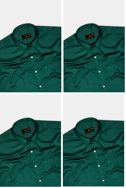 Everglade Green Soft Cotton Shirt