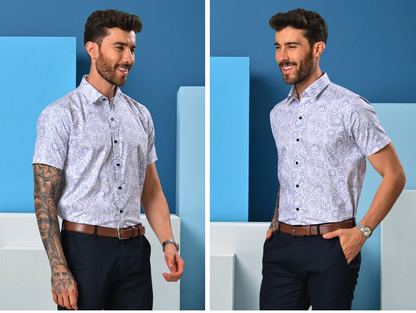 Half Sleeves Cotton Summer Shirts For Men