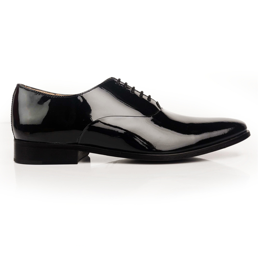 Plain Oxford Premium Mens Black Shoes